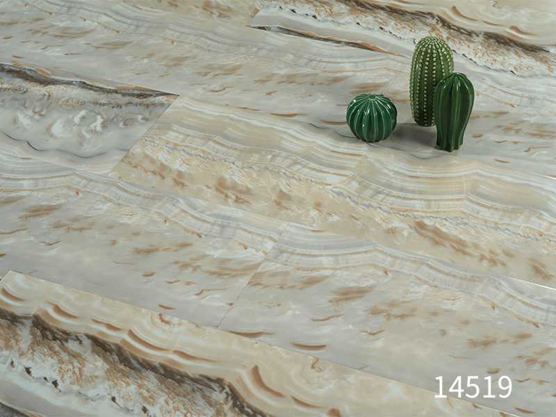 Marble high gloss laminate flooring