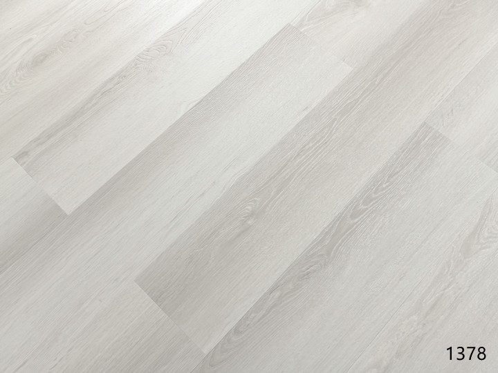 White SPC vinyl flooring