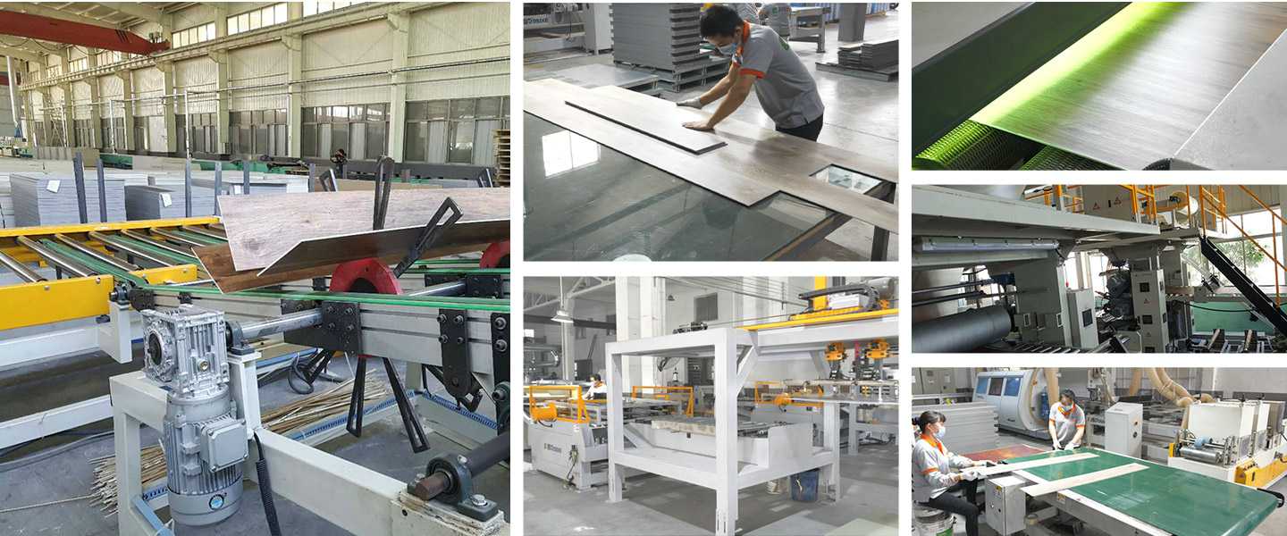 Production equipment from SPC flooring