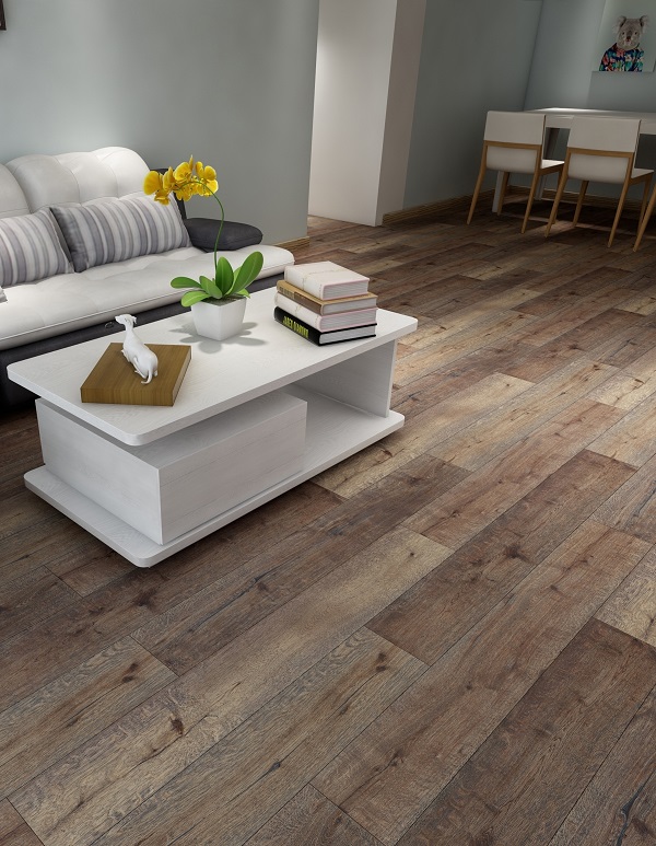 12mm water-resistant laminate flooring for living room